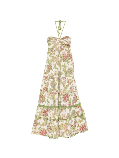 PHILIPPA 1970 Oriana floral-print maxi dress White ORIANADRESS