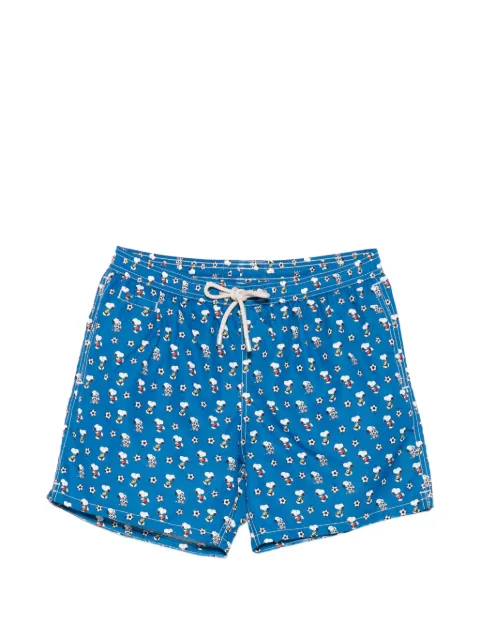 MC2 Saint Barth x Peanuts drawstring swim shorts Blue LIG0003
