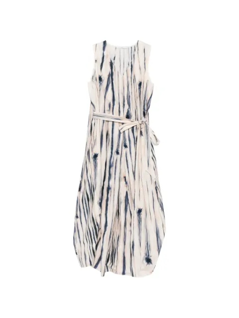 High tie-dye midi dress Neutrals 92104512709