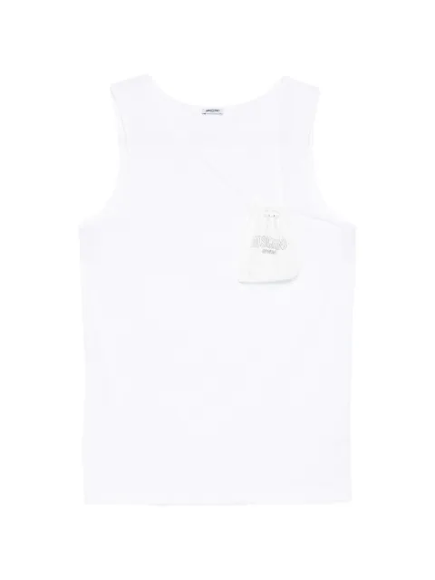 Moschino pocket-detail vest White 261V3A890394250001