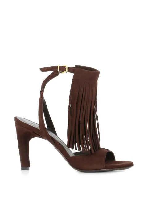 Sergio Levantesi fringe sandals Brown HILDA6