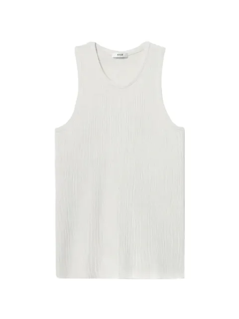 AGOLDE Viggo ribbed tank top Neutrals A10241260