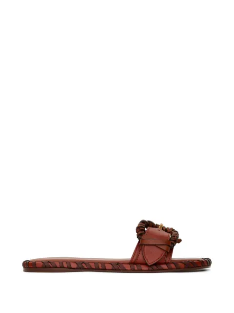 ZIMMERMANN buckle-detail sandals Brown 6783FS26A1