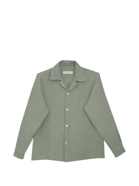 TRUE TRIBE camp-collar shirt Green 62052000