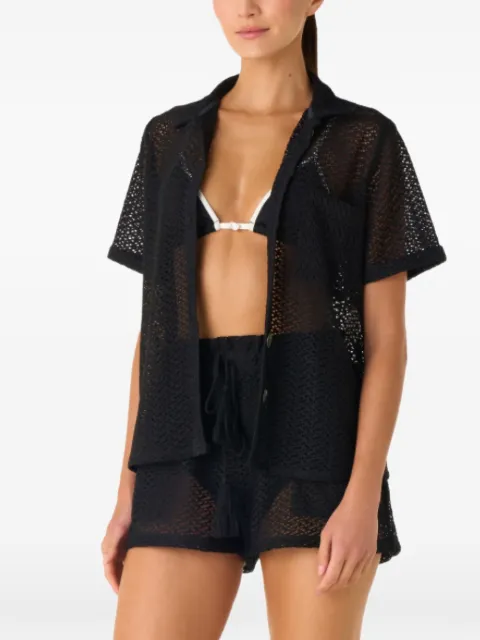 PALMACEA Maya short-sleeve shirt Black J1111