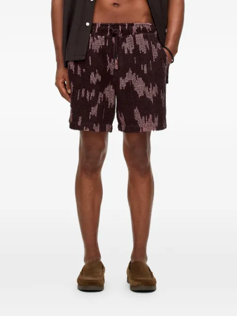 OAS Company patterned shorts Brown 501304