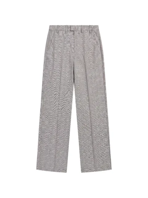 KROST check-pattern trousers Grey KR2610661840
