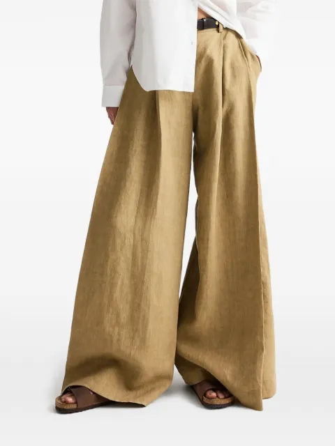 TWP pleated palazzo pants Neutrals 28002W503