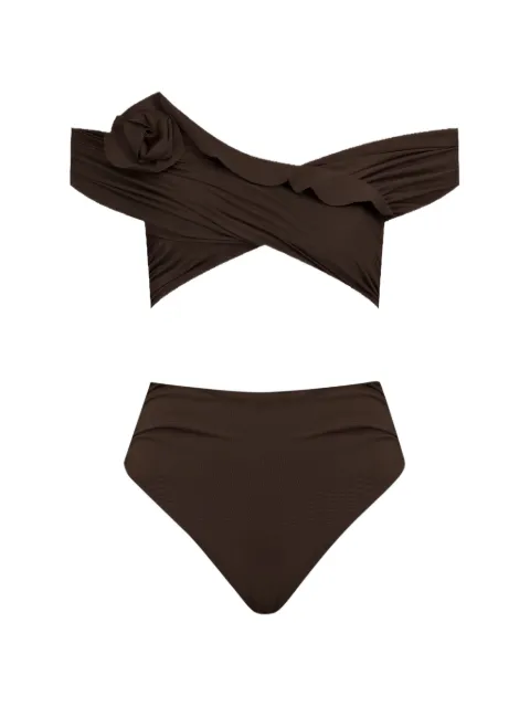 Maygel Coronel Rosy ruffled bikini Brown BK280