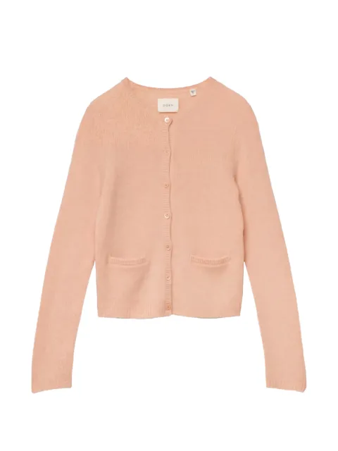 DÔEN Thea button-up patch-pocket cardigan Pink 17704499