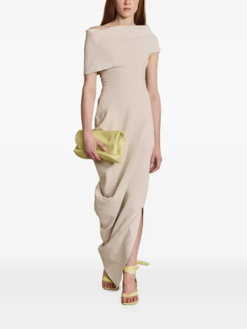 Cortana draped maxi dress Neutrals PS26A3851