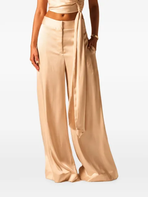JBQ wide-leg trousers Neutrals P090175