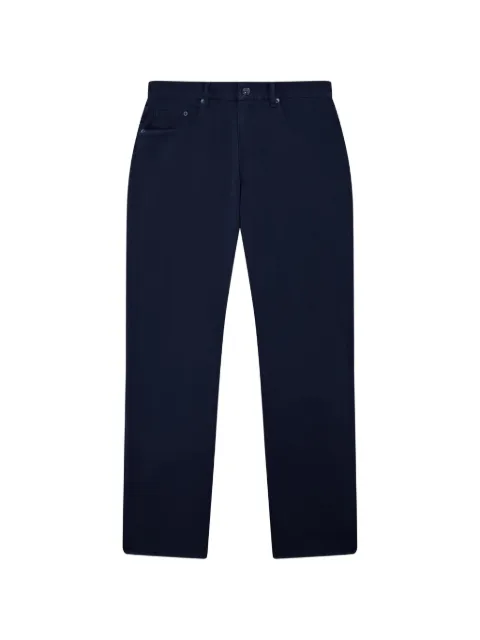 Frescobol Carioca Columbo button-fastening cotton trousers Blue 2604683