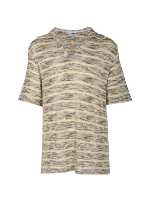 KROST striped T-shirt Neutrals KR2610799000