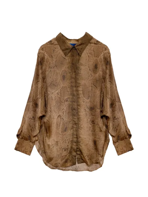 Mes Demoiselles Thurman printed shirt Neutrals 26STHURMAN