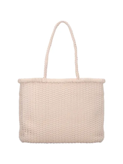 DRAGON DIFFUSION big B Weave leather shoulder bag Neutrals 8805