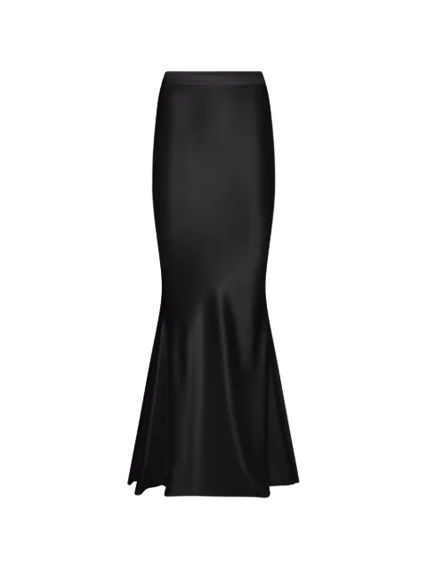 ALEXIA & ANTONIA bias-cut silk maxi skirt Black 21002211101
