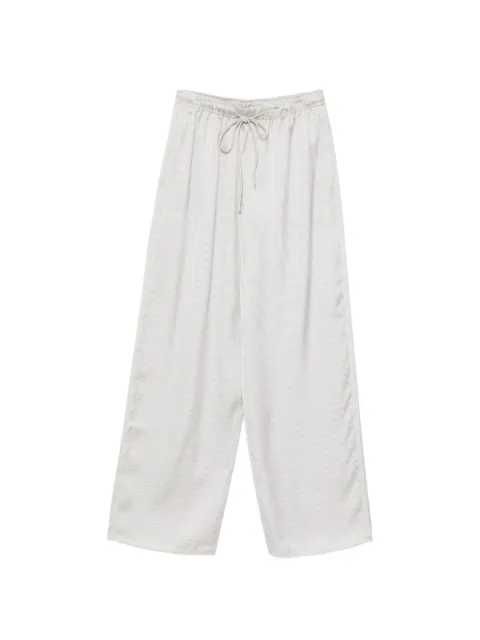 Emporio Armani striped drawstring trousers Neutrals EW004349AF25637F1010