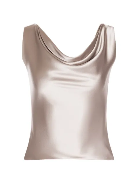 ALEXIA & ANTONIA cowl-neck blouse Neutrals 12011611101