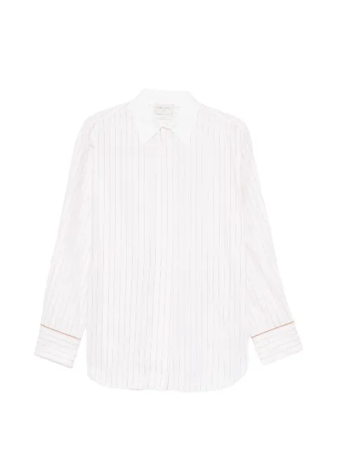 Forte Forte pinstripe-pattern long-sleeve shirt White 15109MYSHIRT