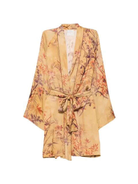 Forte Forte floral-print belted jacket Brown 15123MYJACKET