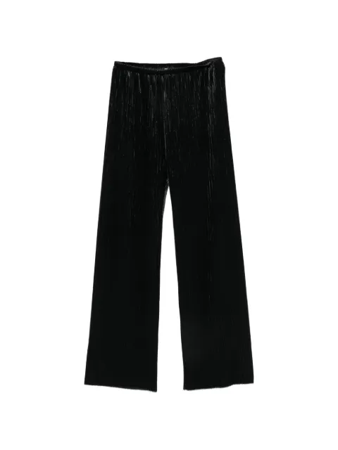 Forte Forte plissé-effect MyPants trousers Black 15053MYPANTS