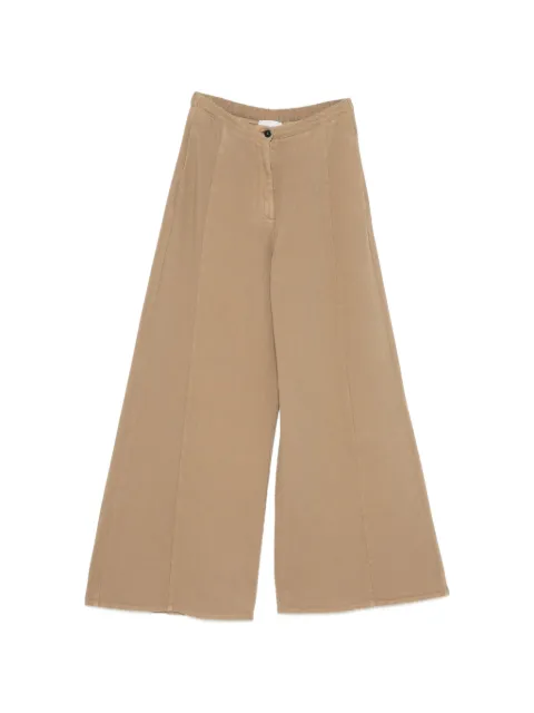 Forte Forte wide-leg cotton trousers Neutrals 15029MYPANTS