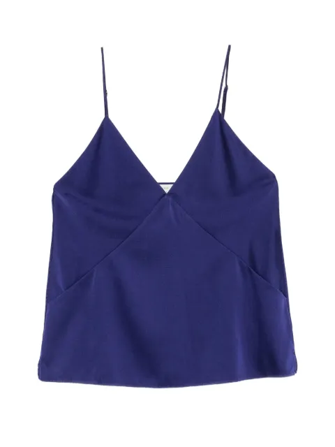 Forte Forte V-neck top Blue 15073MYTOP
