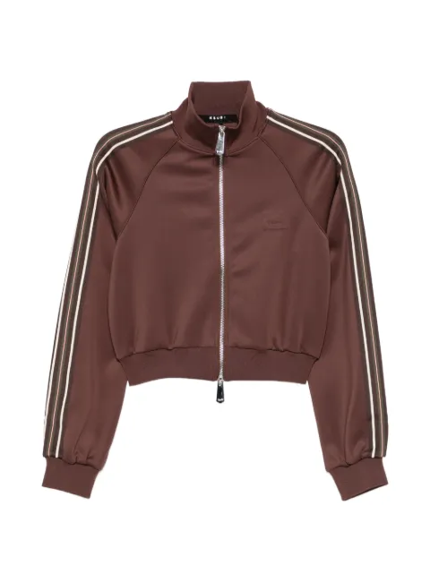Ksubi cropped zip-fastening sweatshirt Brown WSP26FL003