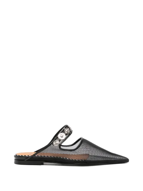 Toga Pulla studs-embellishment mules Black AJ1498