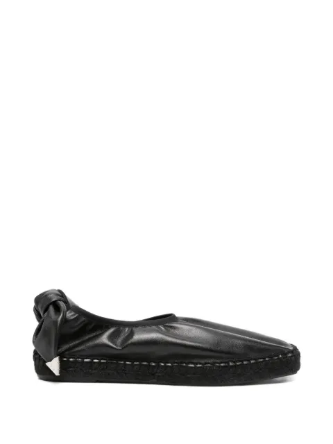 Toga Pulla bow-detail espadrilles Black FTGPW149509005