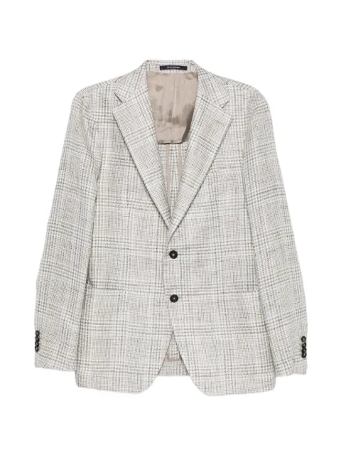 Tagliatore check-pattern blazer Neutrals 850060T3326