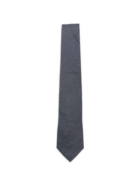 Dell'oglio Martin patterned tie Blue 581