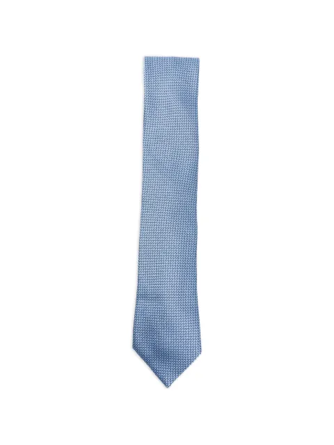 Zegna patterned tie Blue Z3C33TA31P8
