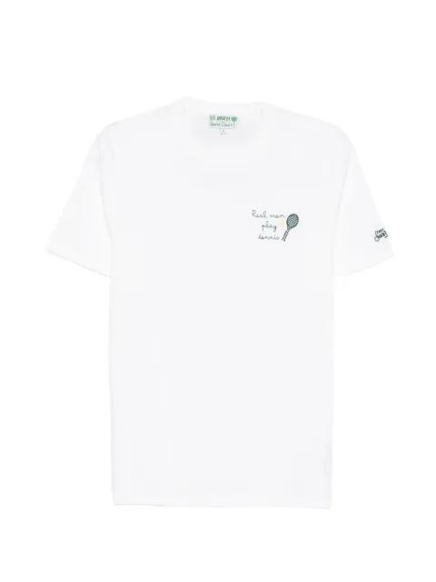 MC2 Saint Barth embroidered T-shirt White POT0001