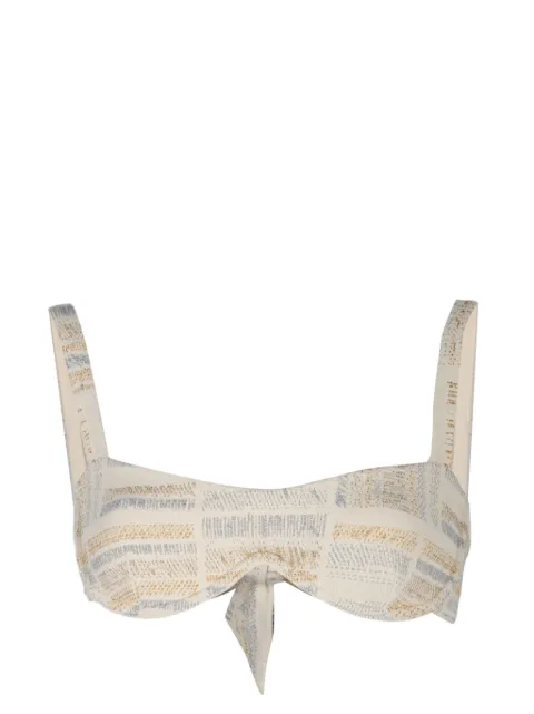 Devon Windsor Ivy bikini top Neutrals RE26592T