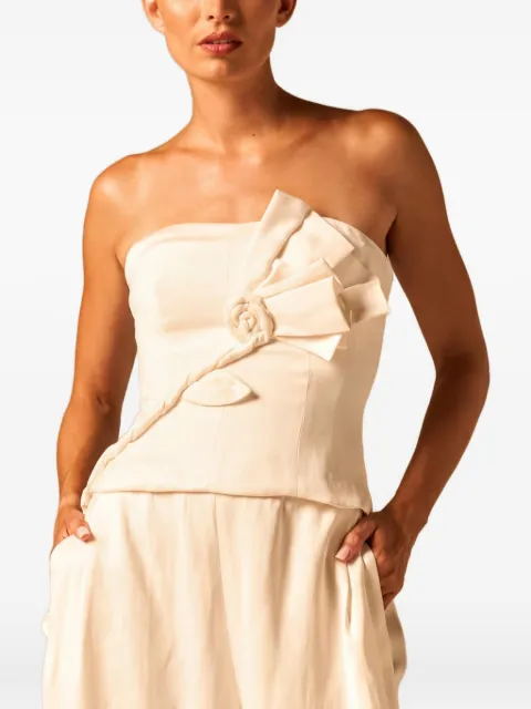 JBQ strapless top White T239201