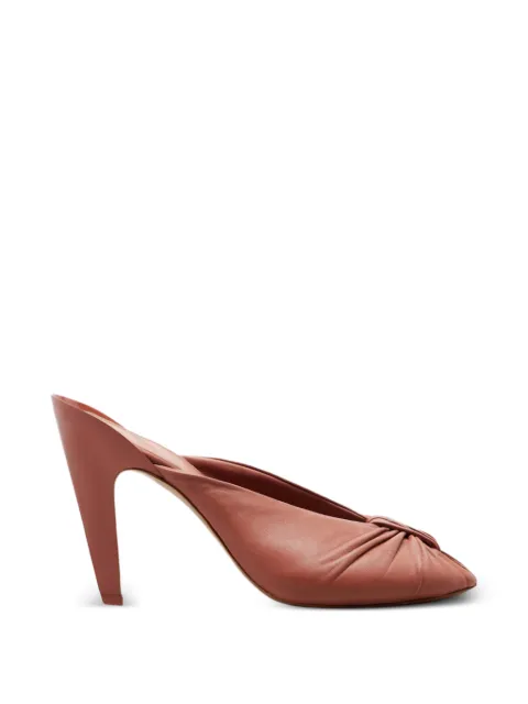 Chloé Suzie knotted peep-toe sandals Pink CH26U18BXA