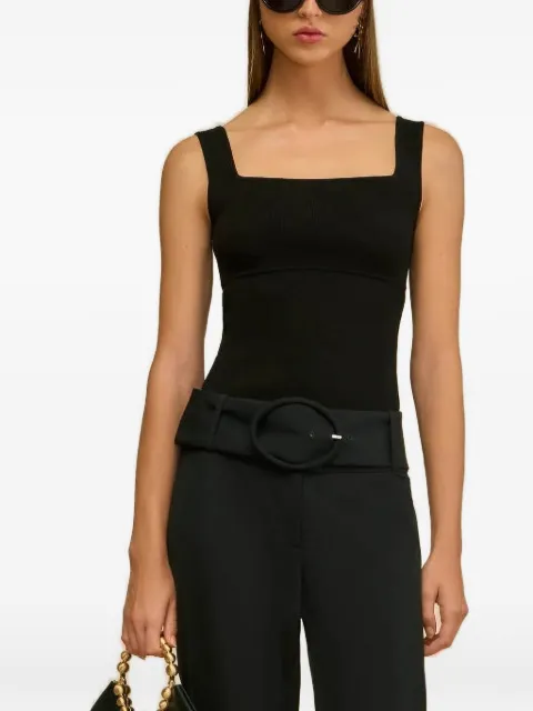 Cult Gaia Levi square neck top Black TP32621YN2611
