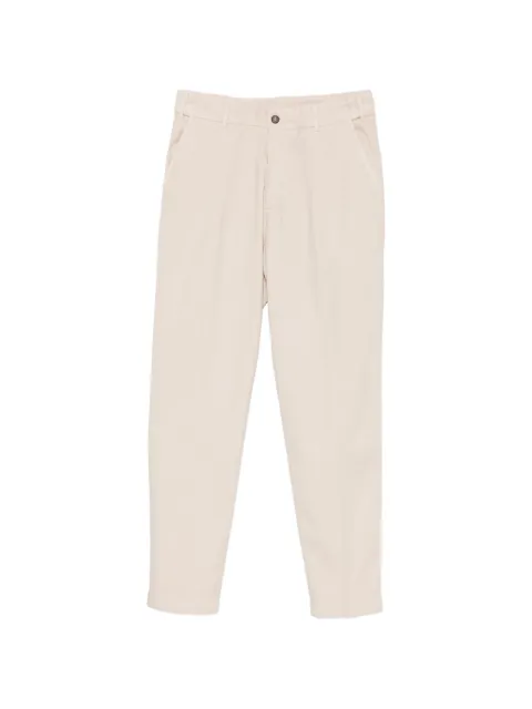 Eleventy elasticated-waist chino trousers Neutrals M75PANM01TET0M005