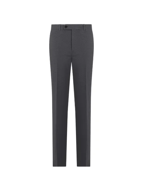 slowear micro-patterned tailored trousers Grey 1W009990477