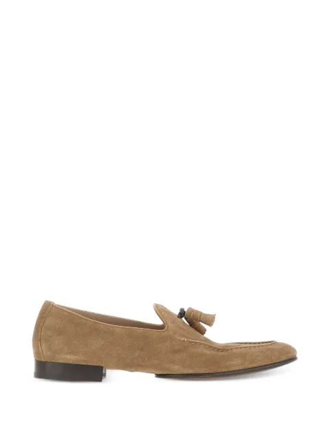 Doucal's tassel-detail suede loafers Brown DU3520TAORUZ274TC52