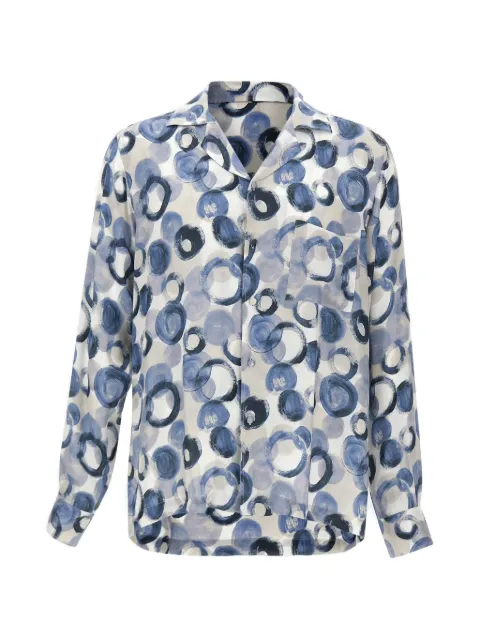 Tagliatore Island Cuban-collar shirt Neutrals ISLAND270009I1297