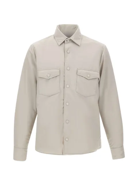 Eleventy long-sleeved shirt jacket Neutrals M75GBTM11GBT270076200