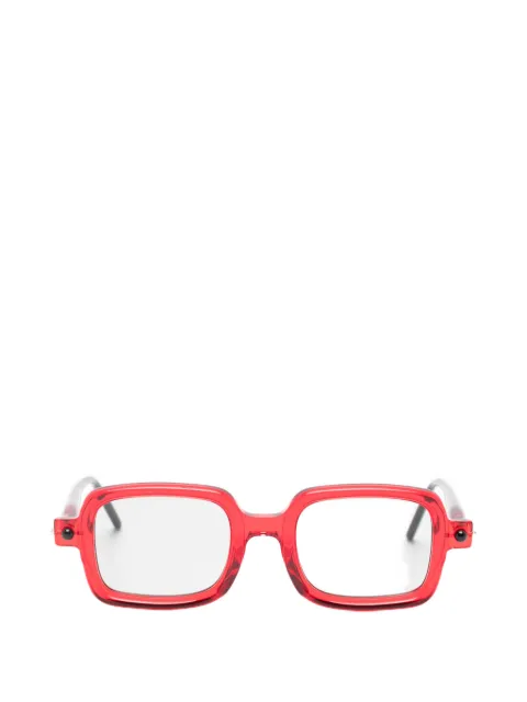 Kuboraum Maske P2 square-frame sunglasses Red MASKEP2