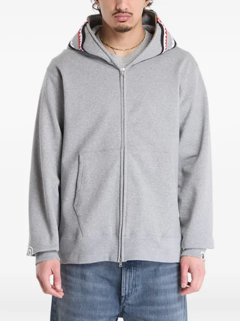 A BATHING APE® shark zip hoodie Grey 001ZPL801304MGRA