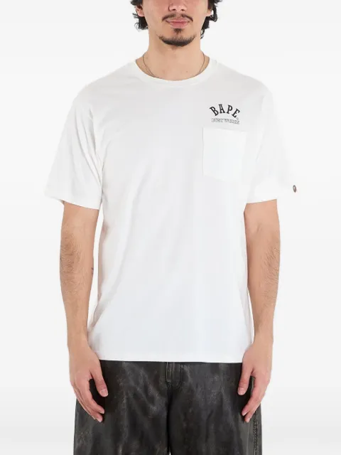 A BATHING APE® pocket short-sleeve t-shirt White 001UWL701007FWHT