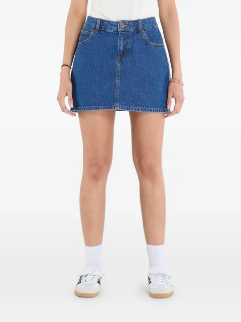 adidas 3-Stripes denim skirt Blue KD2901
