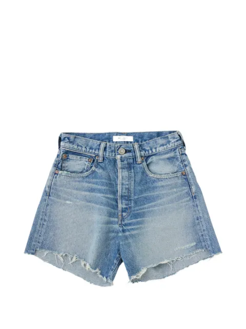 Moussy Vintage Graterford distressed denim shorts Blue 540JSC111200