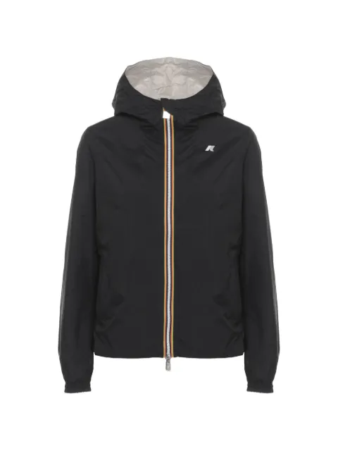 K-Way hooded reversible nylon jacket Black K21348WALF